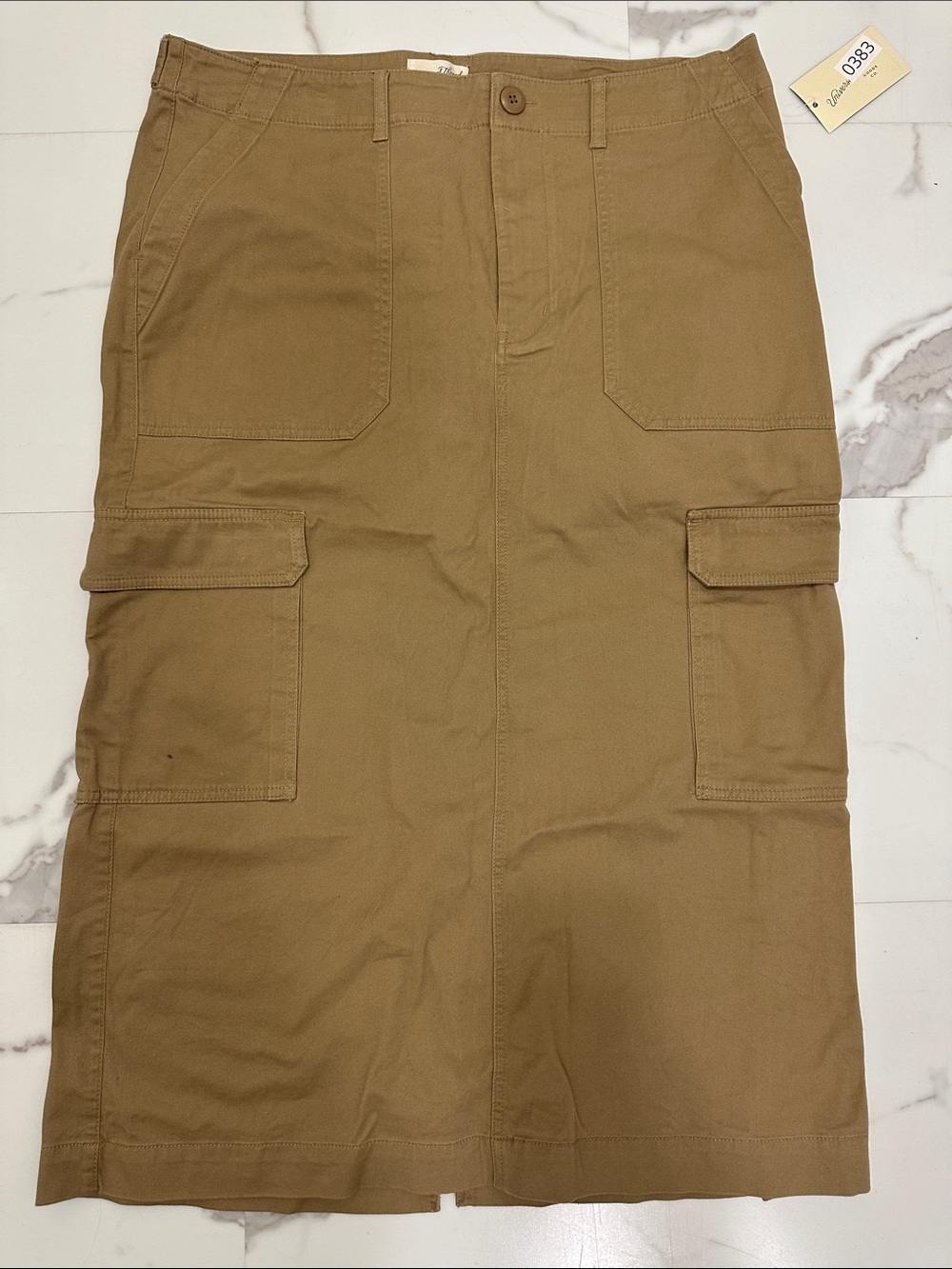 Universal Thread Tan Cargo Midi Skirt - Picture 2 of 7